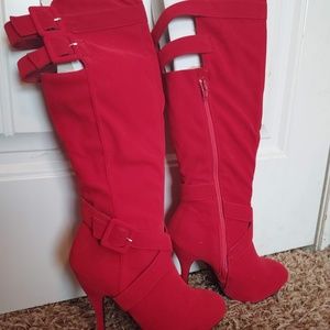 Velveteen Boots